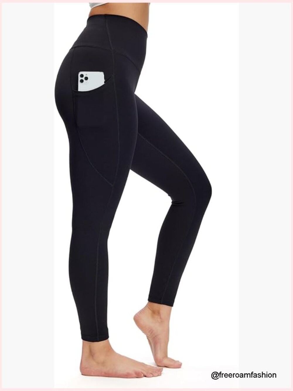 High Waisted Leggings with Pockets Buttery Soft Yoga Pants Squat Proof Workout